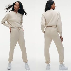 NAADAM Cashmere Terry Sweatpants, L